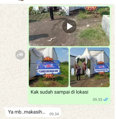 Pengiriman Karangan Bunga By The Sea Pik